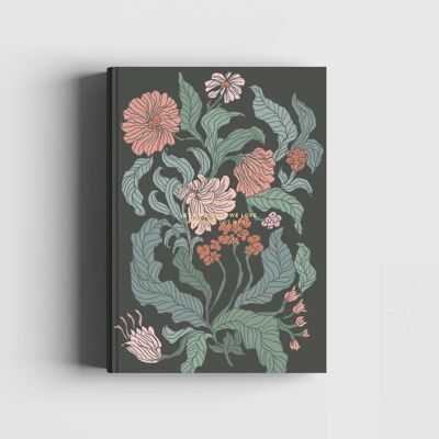 Gemütliches Blumennotizbuch – Wüstenrose