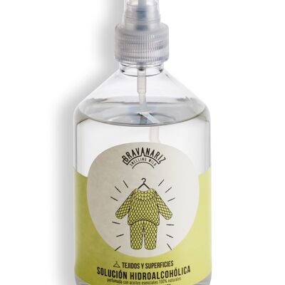 SOLUZIONE IDROALCOLICA NATURALE 500 ml. TESSUTI