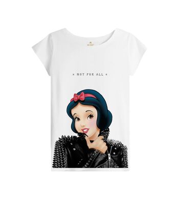 T-shirt femme Rock blanc 2