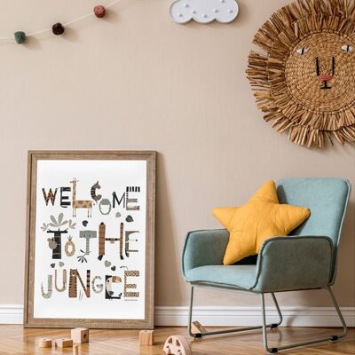 Affiche A3 "Welcome to the jungle"