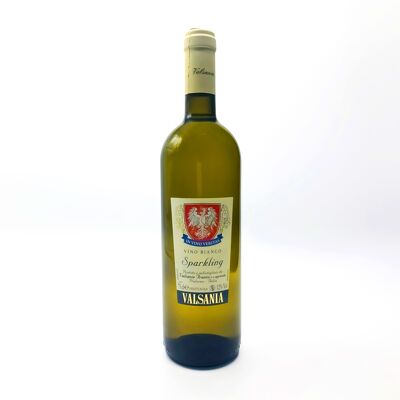 VINO BLANCO "ESPUMOSO" de sabor seco. Ligeramente espumoso, poco alcohólico.