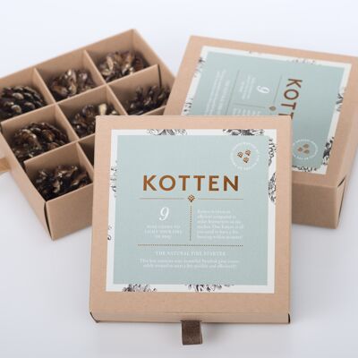 KOTTEN Fire Starters - 9 pack gift box