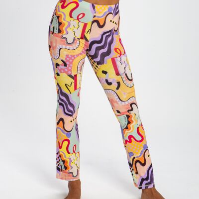 Flared Pants 'Zeitgeist' made from bamboo & cotton