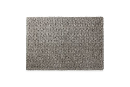 Placemat 45x30cm geweven grijs Tabletop