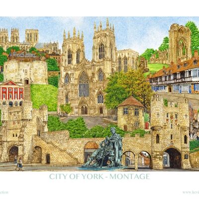 IMPRESIÓN DE MONTAJE DE YORK.