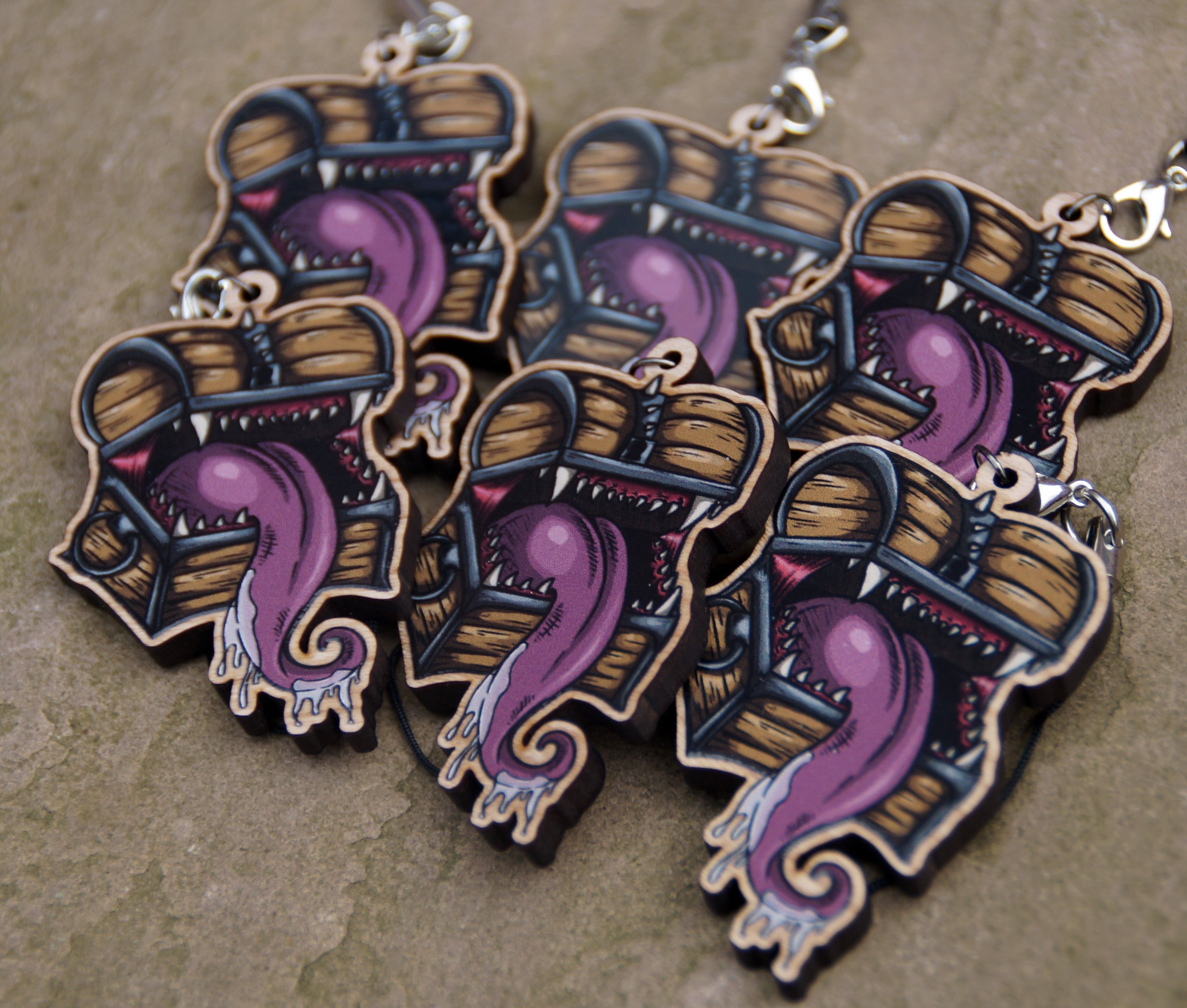 Encanto de madera de cerezo mímica