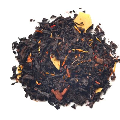 Tè nero a foglia intera | Fetta Di Torta Di Mandorle (Mandorle E Cannella)