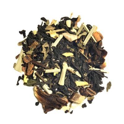 Tè nero a foglia intera | Profondità di bellezza (lime e menta verde)