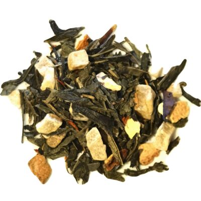 Vollblättriger grüner Tee | Der Rand des Paradieses (Tropische Frucht)