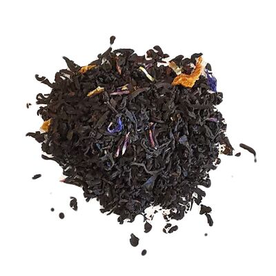 Tè nero a foglia intera | Smokey Earl Grey (con agrumi e fiordalisi)