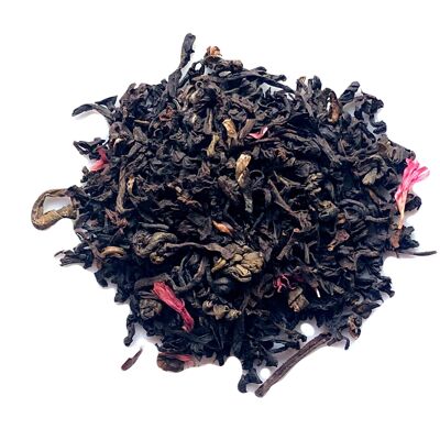 Vollblättriger grüner Tee | Garten von Badalpur (Assam & Schießpulver mit Rose)