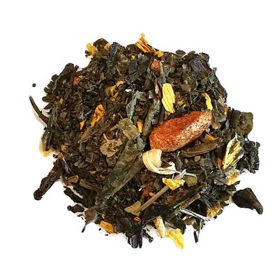 Vollblättriger grüner Tee | Mitternachtstee (Zitrus & Ingwer)