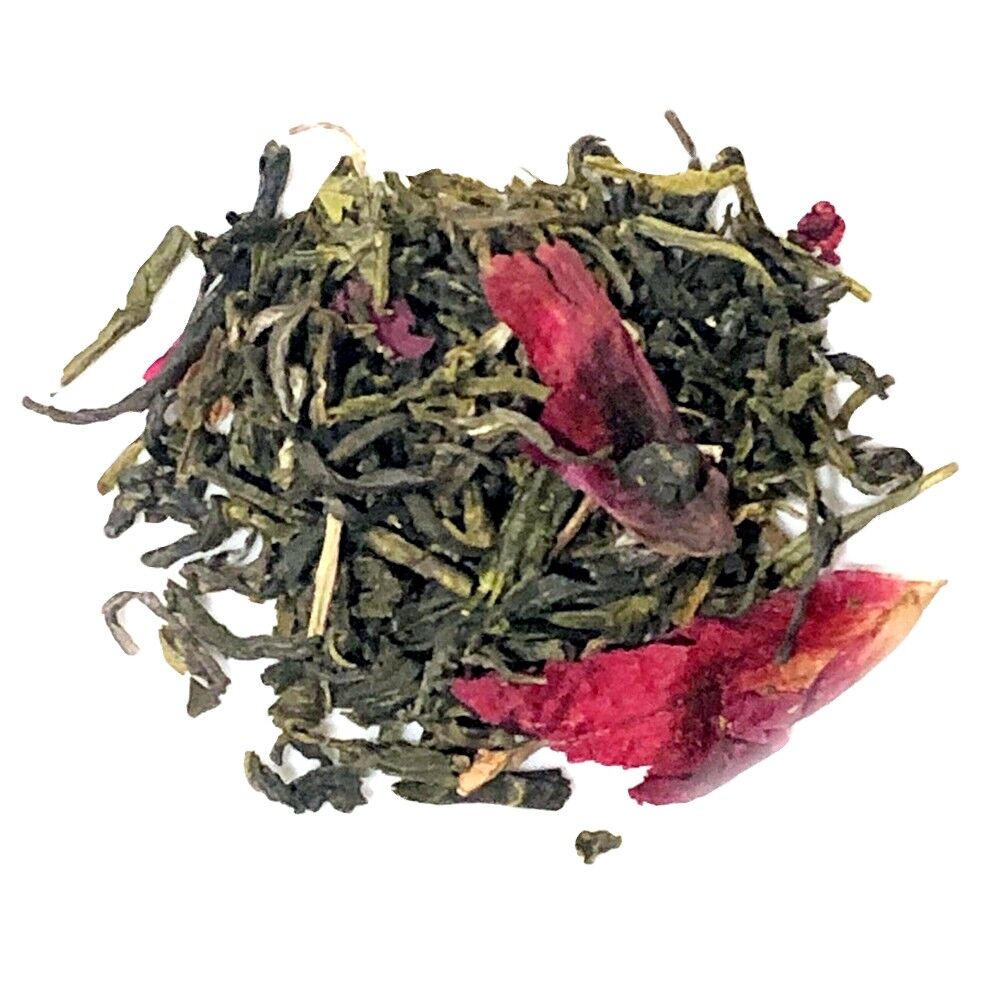 Tè verde e bianco a foglia intera | Il tesoro di Sylvia (Litchi e Peonia)