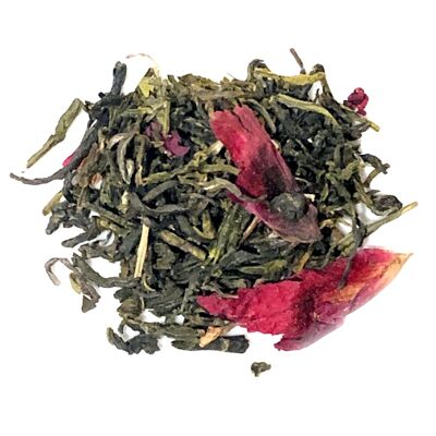 Tè verde e bianco a foglia intera | Il tesoro di Sylvia (Litchi e Peonia)