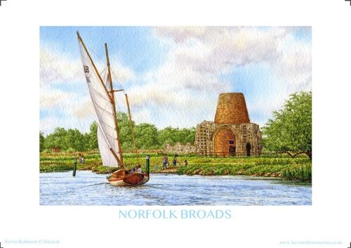 NORFOLK BROADS PRINT.