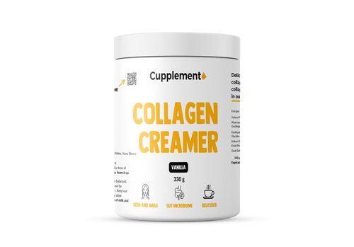 Cupplement | Collagen Creamer Vanilla | 330 Gram | Free Shipping & Scoop | Highest Quality Collagen Powder