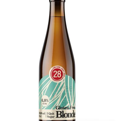 28 Blonde Sans Gluten 24x33cl