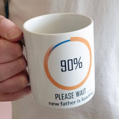 First Father's Day 90% Download Gift Mug