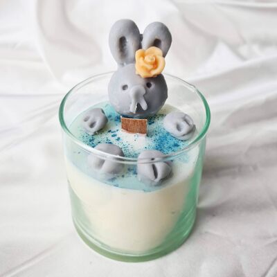 Hand poured Easter Bunny scented candle