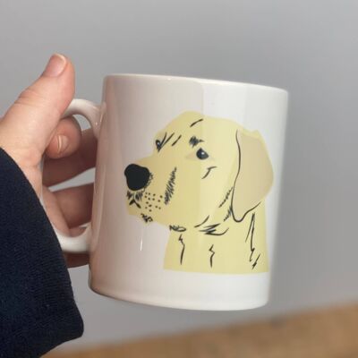 Labrador Dog Portrait Gift Mug