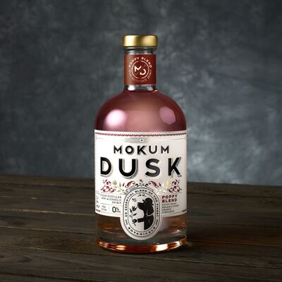 Gin Mokum Dusk sans alcool - 0,0% Mélange Véritable - Alternative  rafraîchissante sans alcool distillée - Gin sans alcool végétalien à base