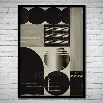 Abstract Geometric 02 Art Print