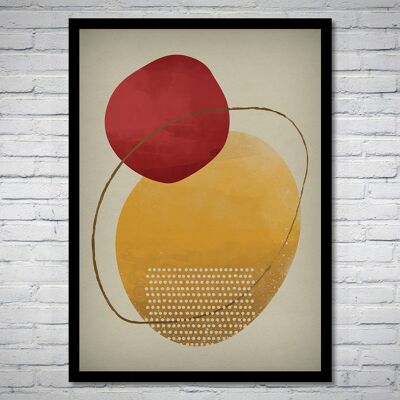 Abstract Geometric 04 Art Print