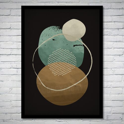 Abstract Geometric 05 Art Print