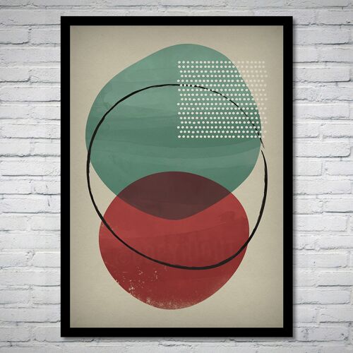 Abstract Geometric 06 Art Print