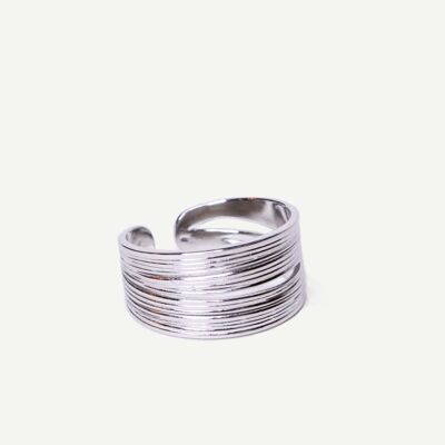 Rita Silver Wide Filament Ring | Handmade jewelry in France