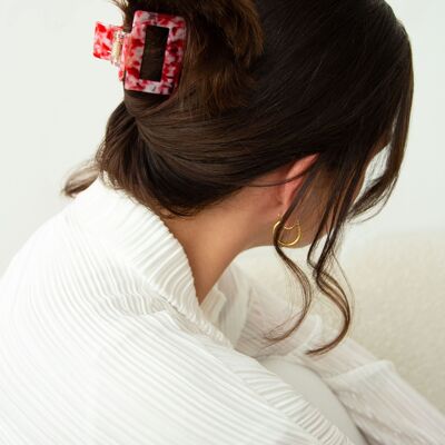 Hair clip - Liberty Valentine Red