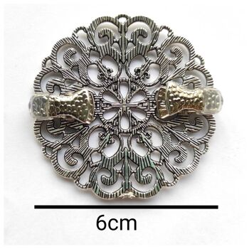 Broche mandala pour vestes sans boutons, fermeture châle, broche cape, cadeau parfait pour femme, cadeau pour mère de fille 5