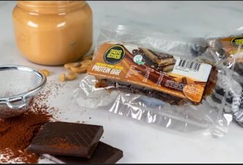 Barre de beurre de cacahuète au chocolat (19 g de protéines) 1