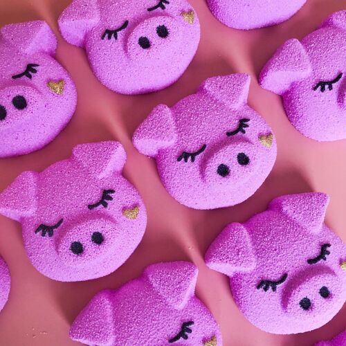 Piggly Wiggly Bath Bomb in Cherry Blossom Fragrance