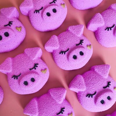 Piggly Wiggly Bath Bomb in Cherry Blossom Fragrance