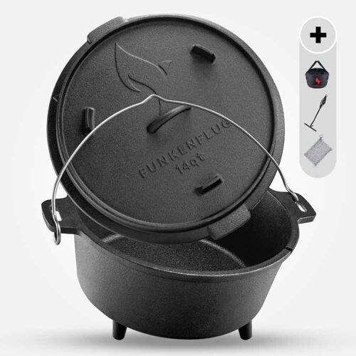 Eingebrannter Dutch Oven 14 Liter (14 QT)