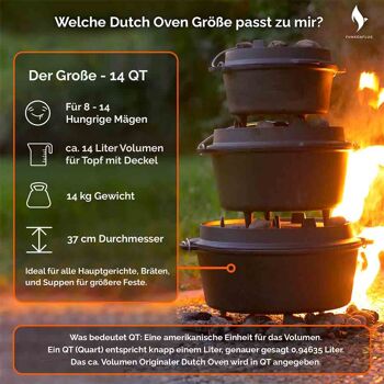 Marque Dutch Oven 14 litres (14 QT) 3