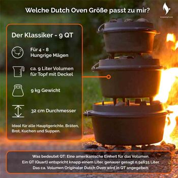 Marque Dutch Oven 9 litres (9 QT) 3
