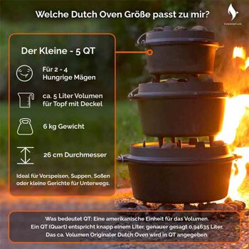 Marque Dutch Oven 5 litres (5 QT) 3
