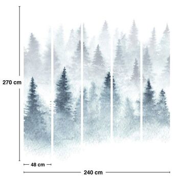 Papier peint panoramique 240x270cm GRAND NORD 4