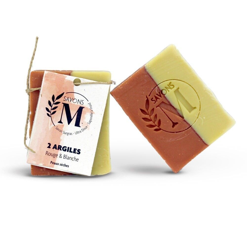 Sapone 2 Argille Rosse e Bianche