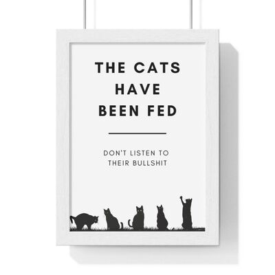 Funny Black cat Art, Black Cat Poster, Cat Art,Cat Gifts, Cat Present, Cat Lovers Gift, Birthday Gifts, Funny Cat Gifts, Cat Art