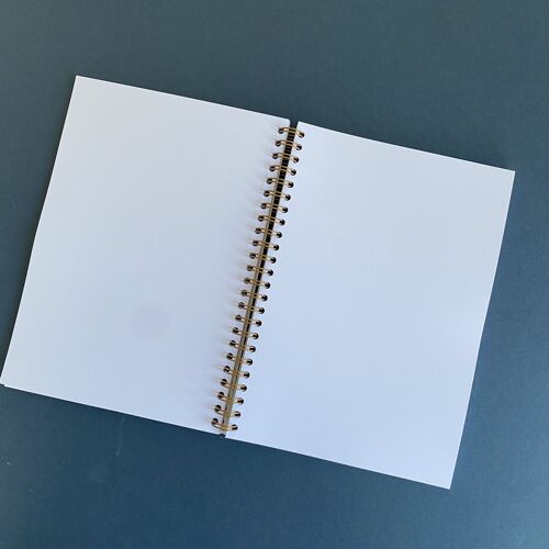 Poppy Notebook A5 plain page notebook