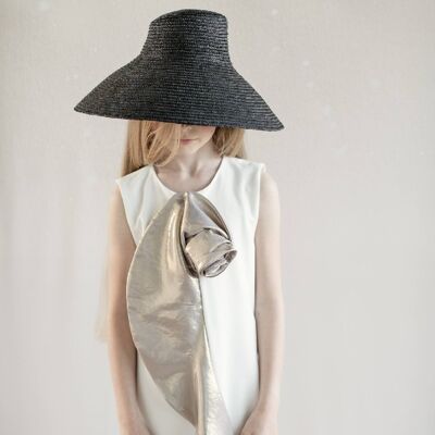 Akemi Dress - Cream/Gold