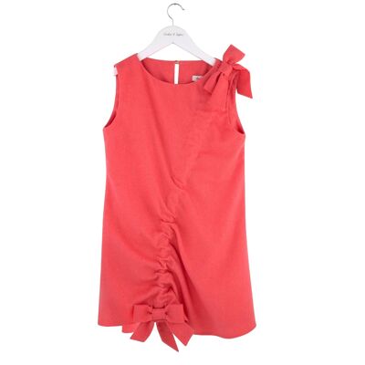 Caroline Dress - Coral