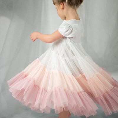 Asanka Dress - white/pink