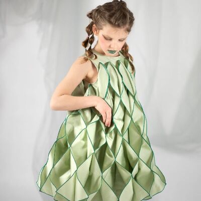 Honeycomb Dress - Green