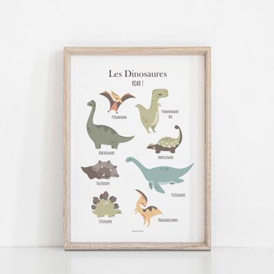 Affiche A3 "Dinosaures"