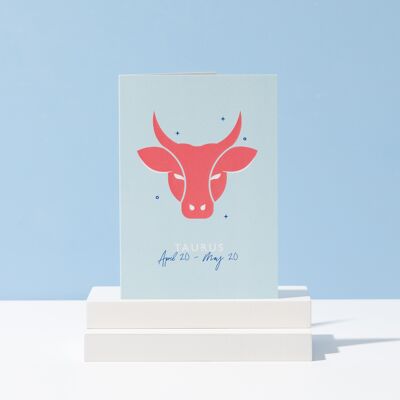 Taurus Birthday Card | Zodiac | Star Sign |