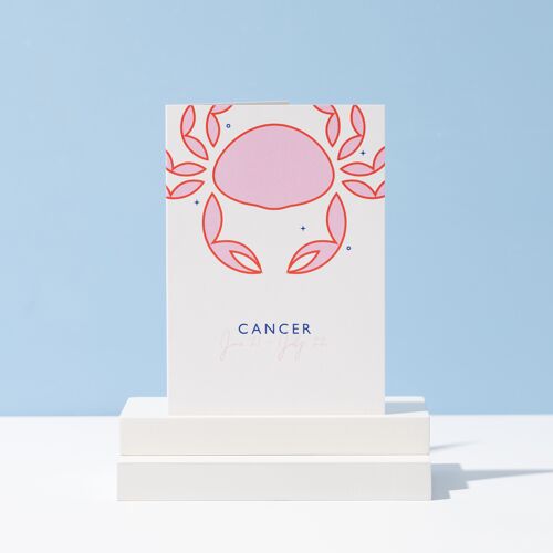 Cancer Birthday Card | Zodiac | Star Sign | Astrology